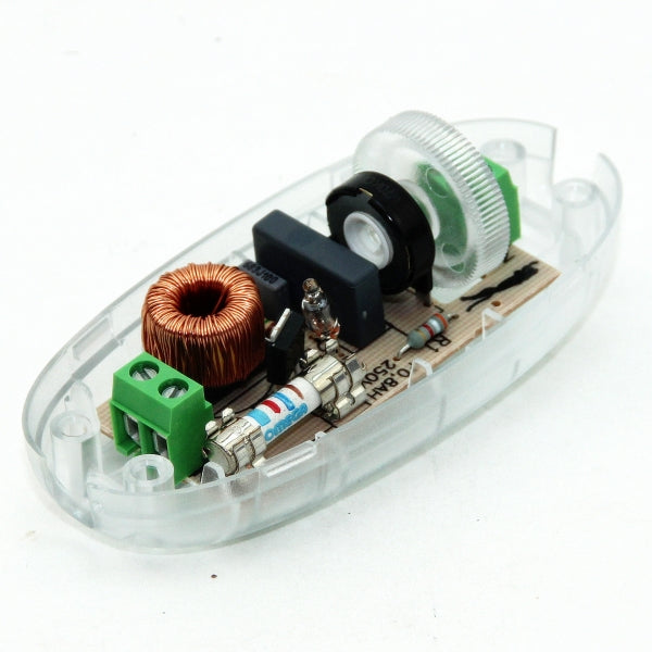 Schnurdimmer transparent / 40 - 160 Watt