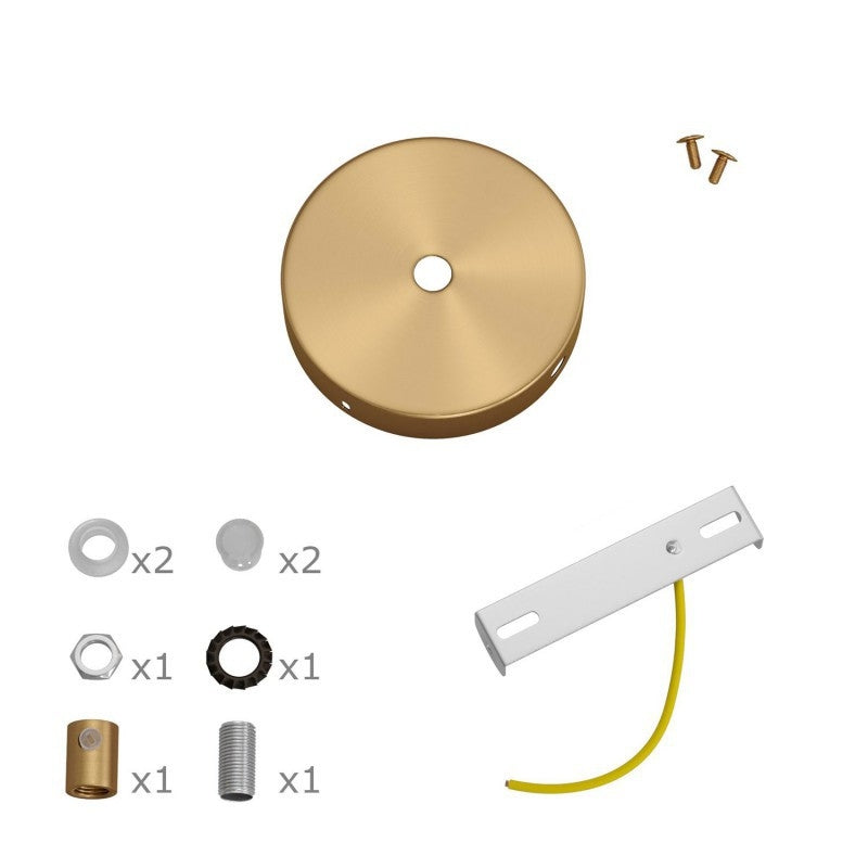 5 Loch Metall Baldachin Kit / bronze satiniert / Zugentlastung Metall