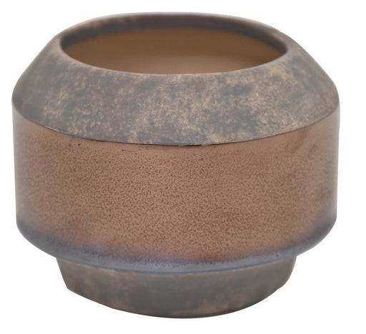 Vase Clay, Grey/Bronze, small