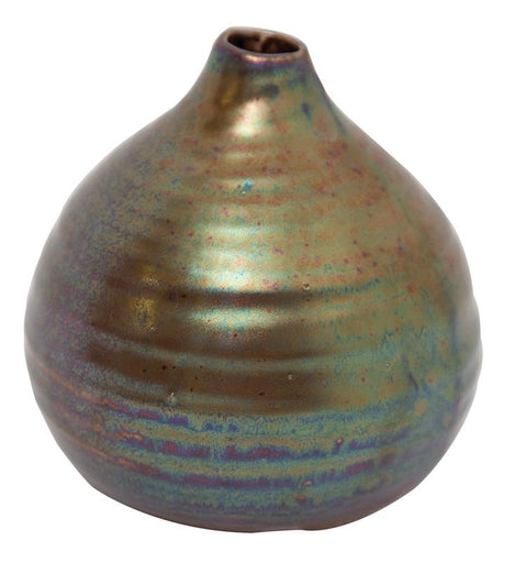 Vase Clay, Teardrop Braun