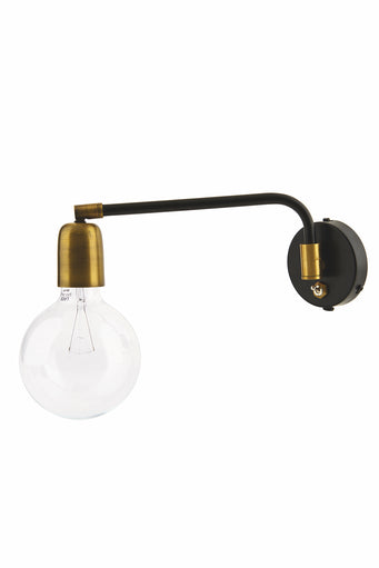 Wandlampe Molecular Bronze