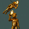 Tischleuchte Diver Dan, gold