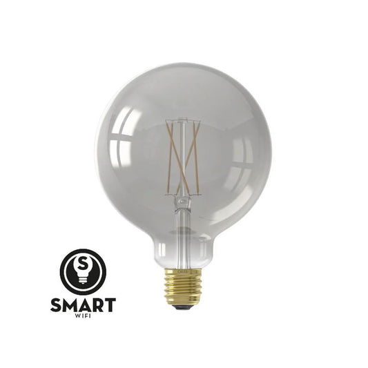 Calex Globe G125 Smart LED Filament Smokey / 7 Watt E27