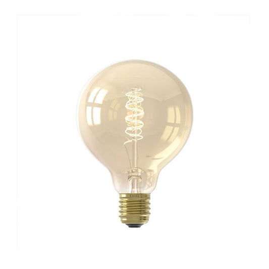 Calex Globe G95 gold curly / 3.8 Watt E27