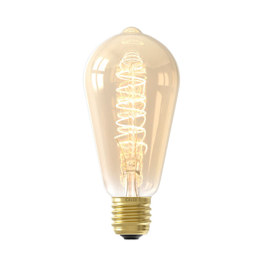 Calex Edison gold curly / 4 Watt E27