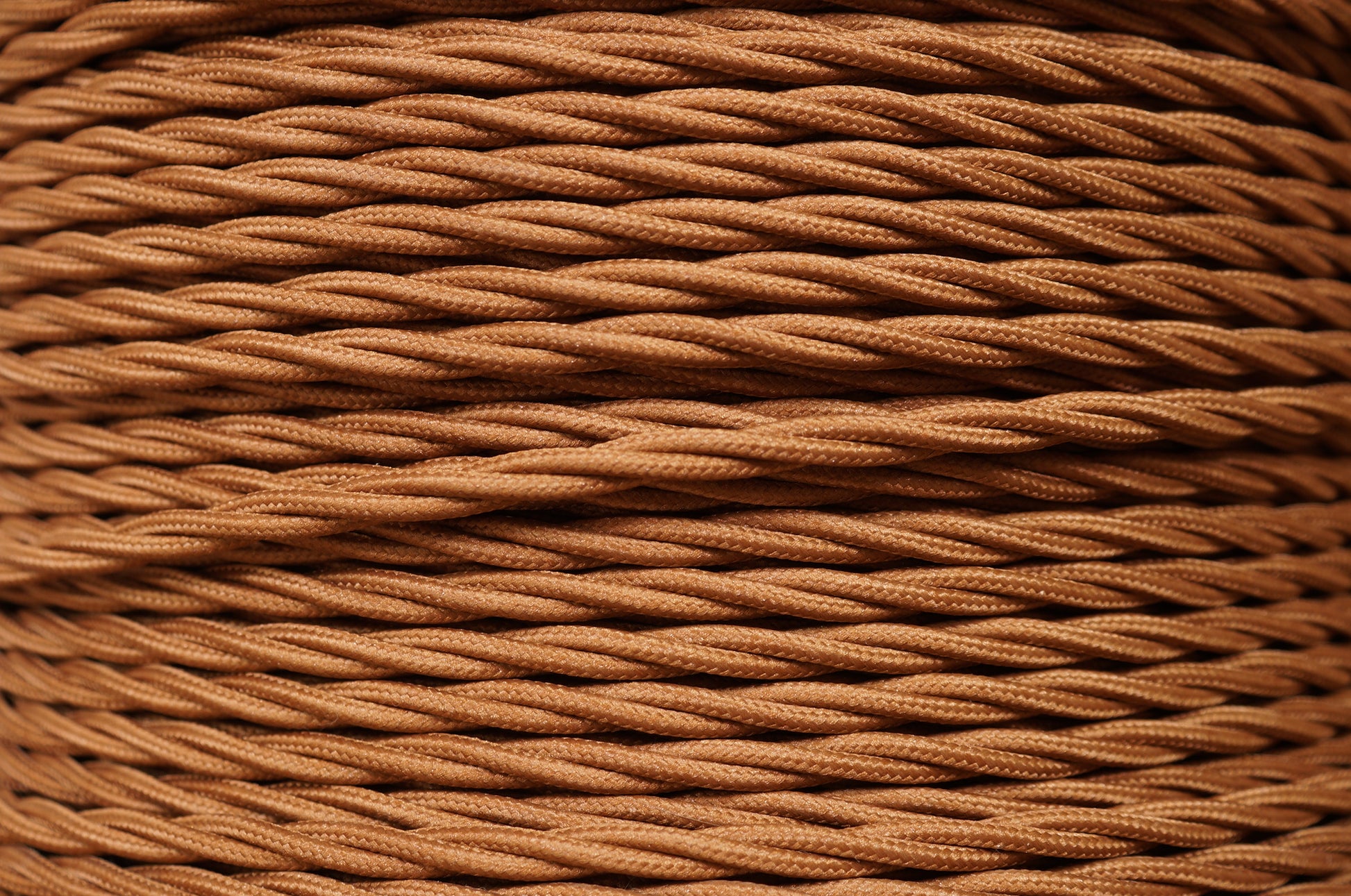 Textilkabel 3x0.75mm / Racer Brown verdrillt