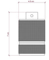 Aluminium Lampenfassung / Messing E27