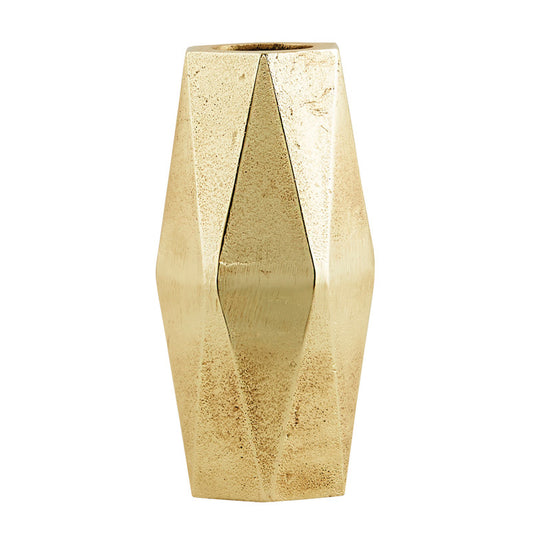 Vase Geometrix hoch, gold