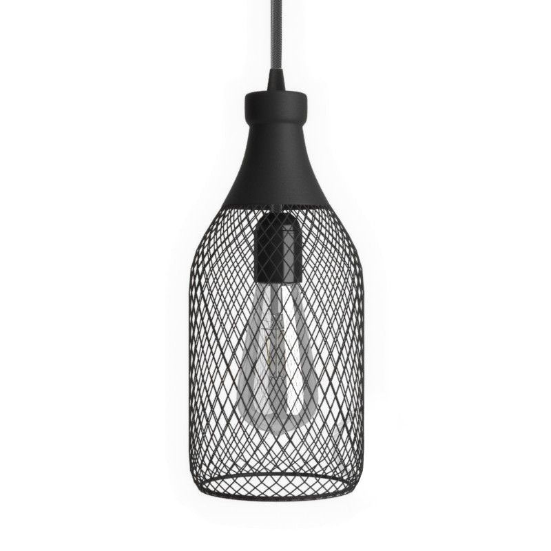 Lampen Schutzgitter Champagne / Metall Schwarz