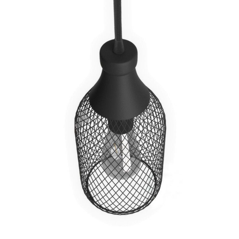 Lampen Schutzgitter Champagne / Metall Schwarz