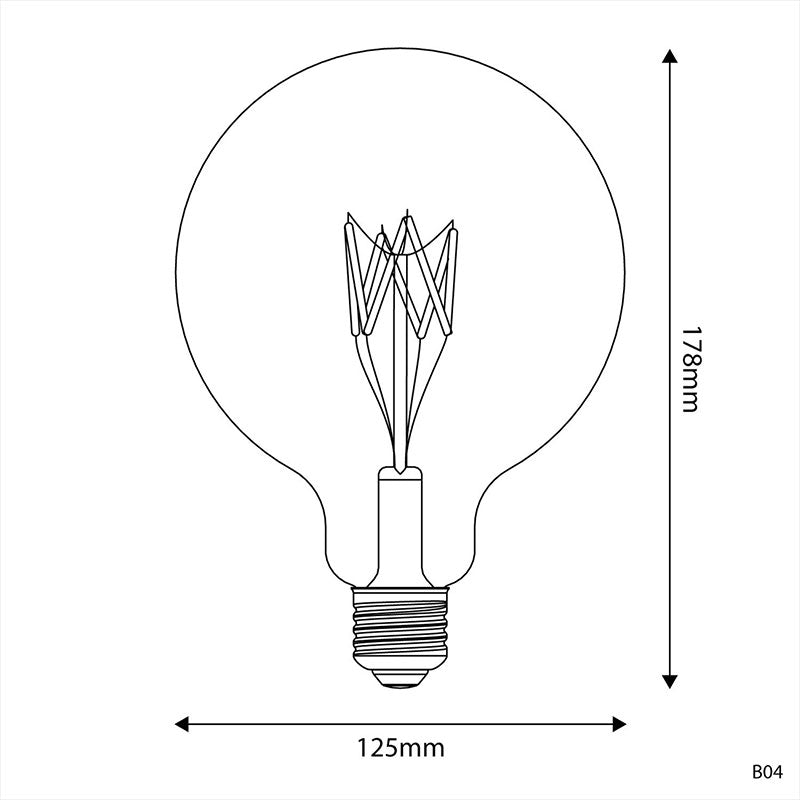 LED G125 5V klar / 1.3 Watt E27