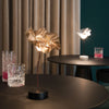 SLAMP LaFleur Tischleuchte Velvet Gold / Akku