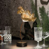 SLAMP LaFleur Tischleuchte Velvet Gold / Akku