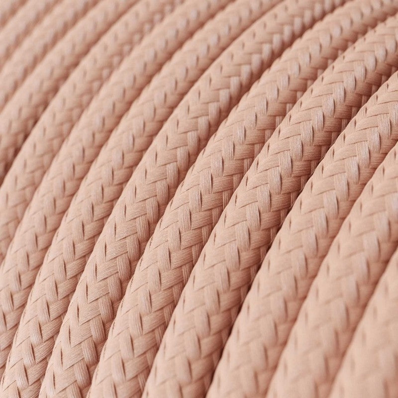 Textilkabel 3x0.75mm / Pastellrosa