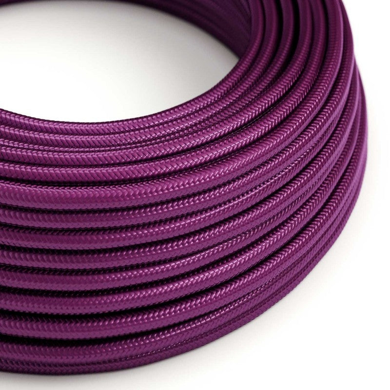 Textilkabel 3x0.75mm / Purple Rain in Seideneffekt