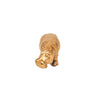 Tierfigur Nilpferd Hippo, gold